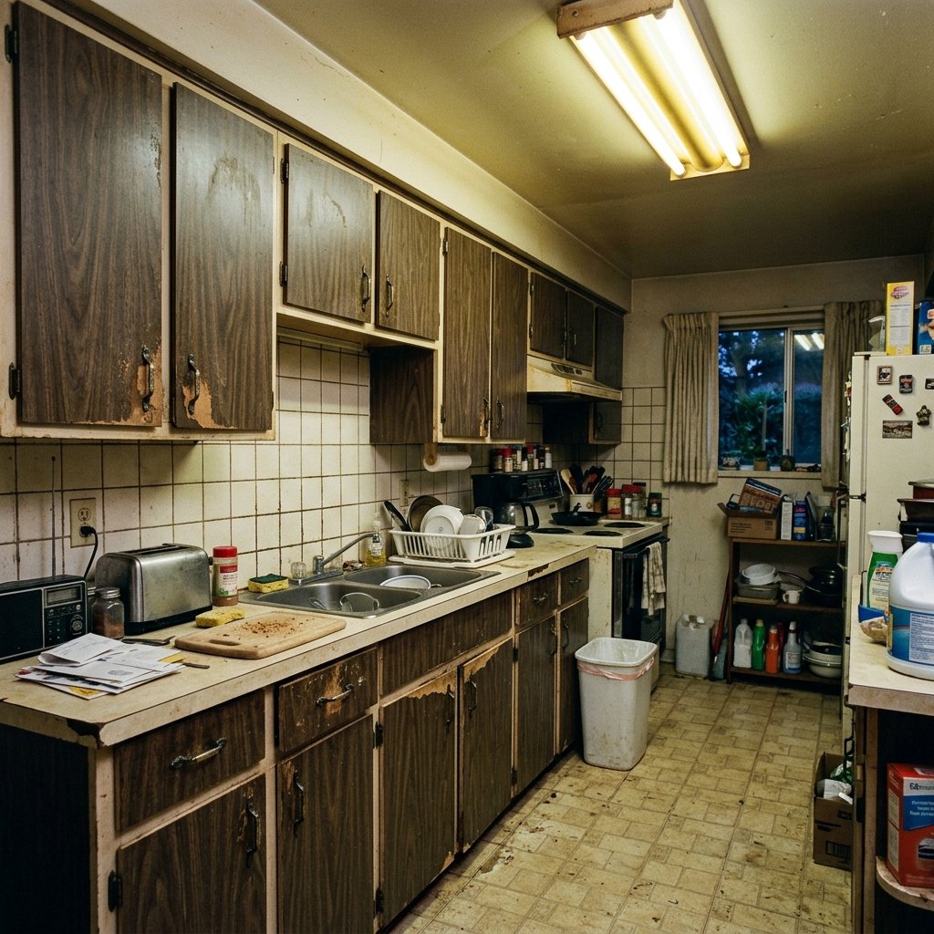 Kitchen space before transformation